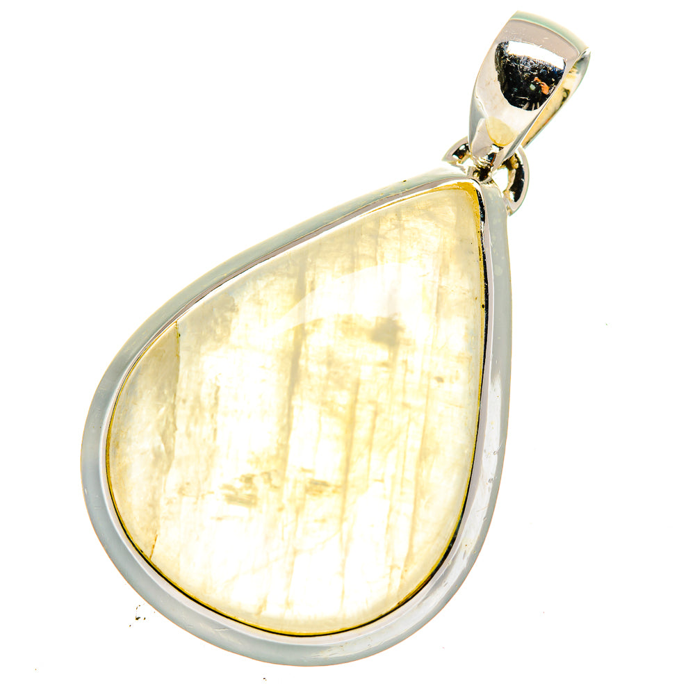 Rainbow Moonstone Pendants handcrafted by Anasilvercos - PD11550