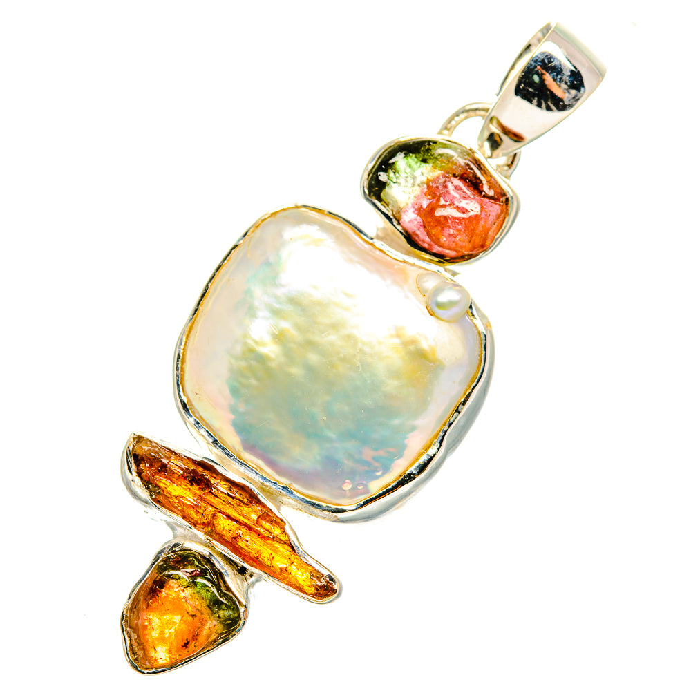 Mother Of Pearl Pendants handcrafted by Anasilvercos - PD11560