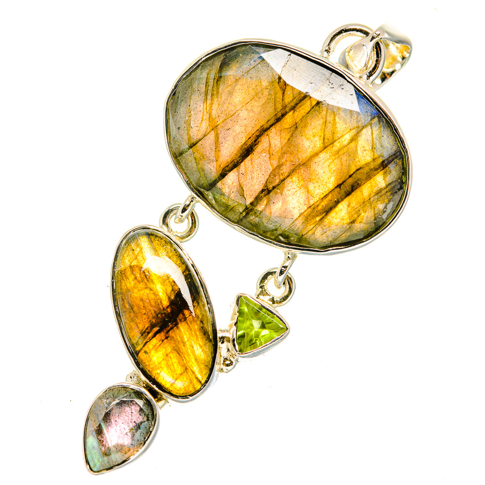Labradorite Pendants handcrafted by Anasilvercos - PD11562