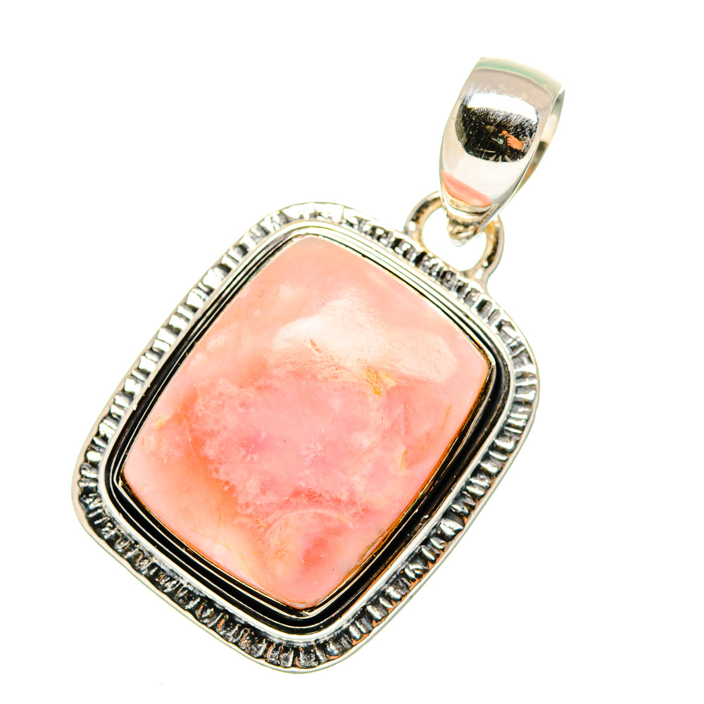 Pink Opal Pendants handcrafted by Anasilvercos - PD11566