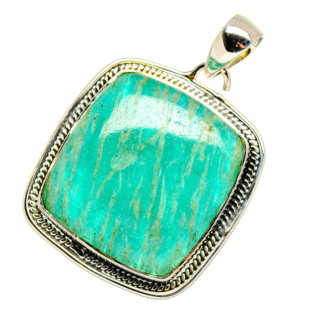Amazonite Pendants handcrafted by Anasilvercos - PD11567