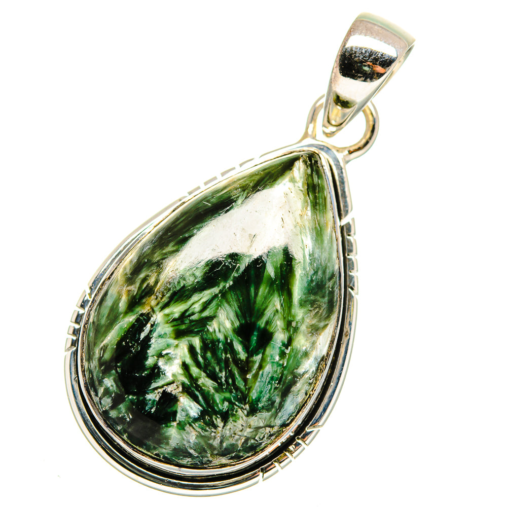 Seraphinite Pendants handcrafted by Anasilvercos - PD11576