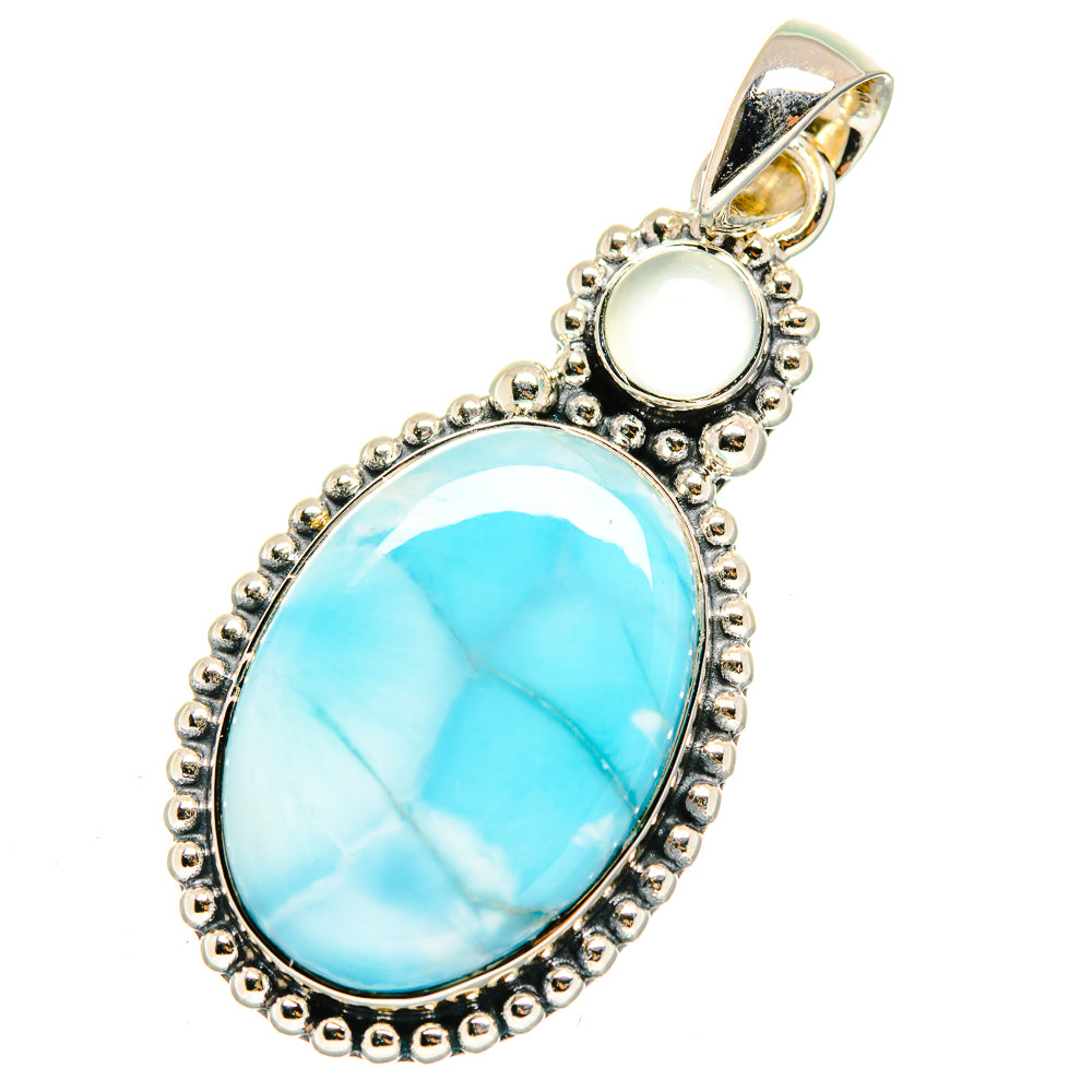 Larimar Pendants handcrafted by Anasilvercos - PD11586
