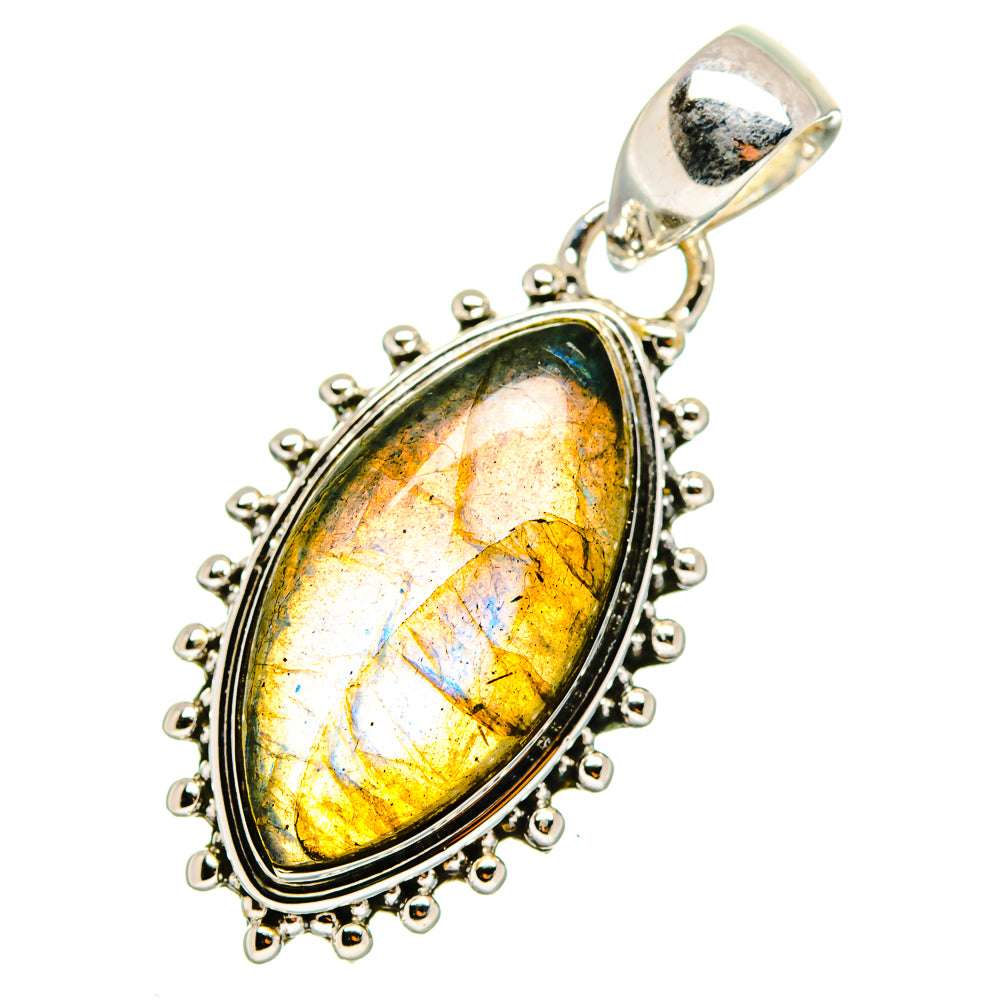 Labradorite Pendants handcrafted by Anasilvercos - PD11588