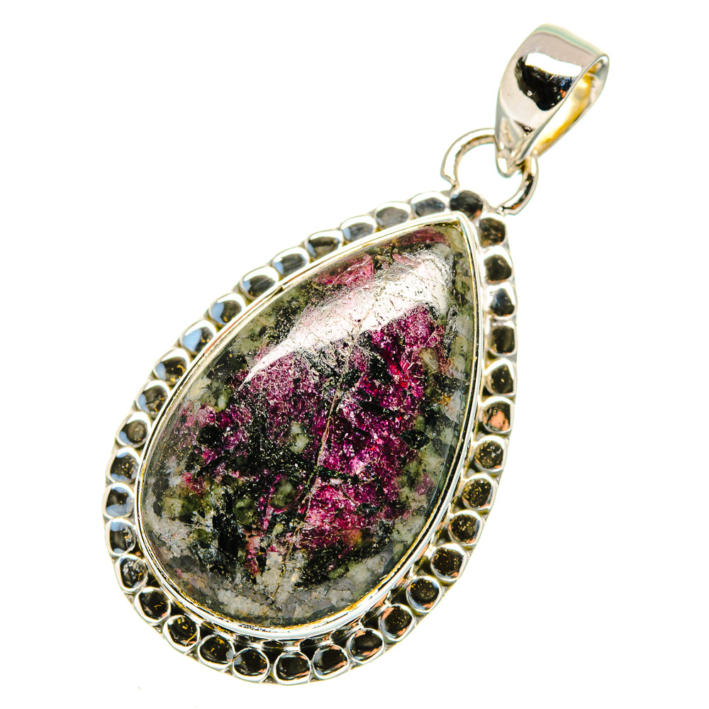 Russian Eudialyte Pendants handcrafted by Anasilvercos - PD11592