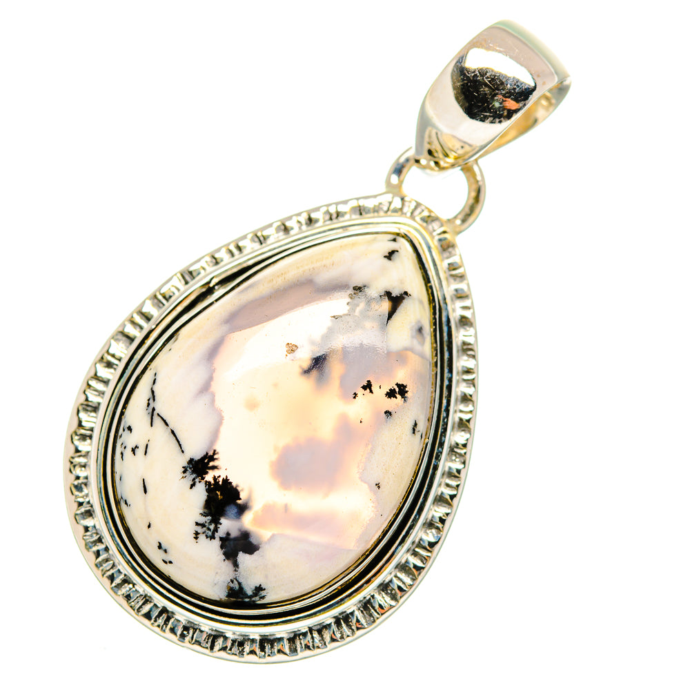 Dendritic Opal Pendants handcrafted by Anasilvercos - PD11599
