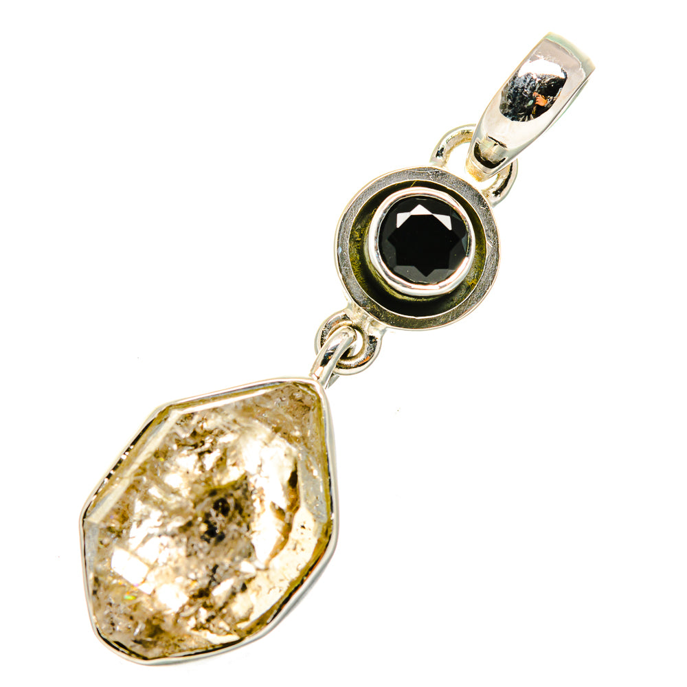 Herkimer Diamond Pendants handcrafted by Anasilvercos - PD11608