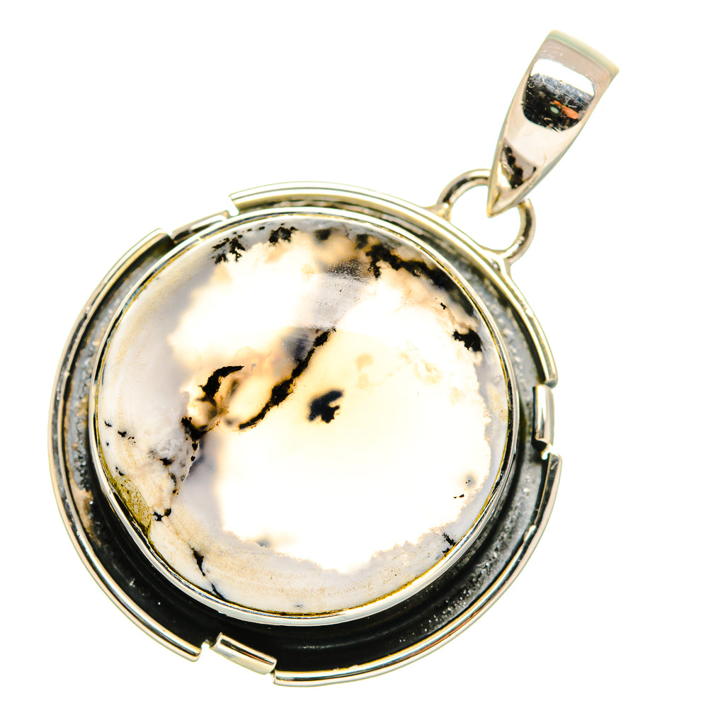 Dendritic Opal Pendants handcrafted by Anasilvercos - PD11615