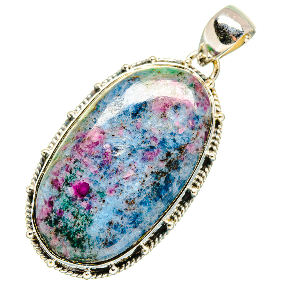 Ruby Fuchsite Pendants handcrafted by Anasilvercos - PD11616