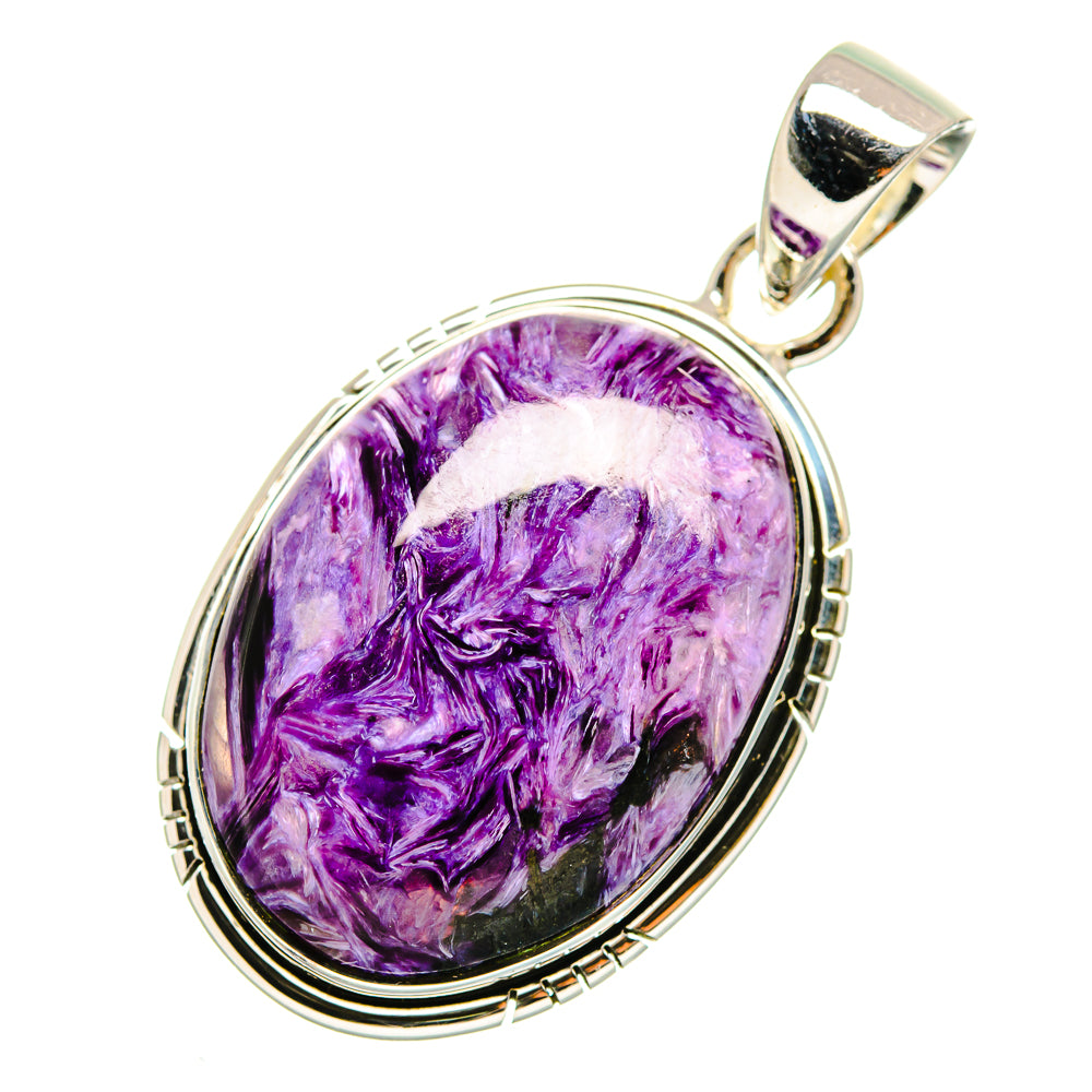 Charoite Pendants handcrafted by Anasilvercos - PD11626