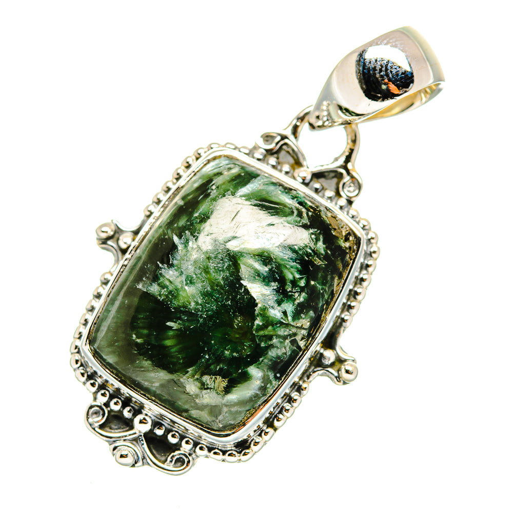 Seraphinite Pendants handcrafted by Anasilvercos - PD11633