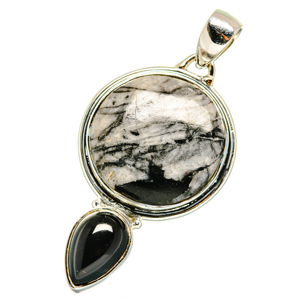 Pinolith Jasper Pendants handcrafted by Anasilvercos - PD11639