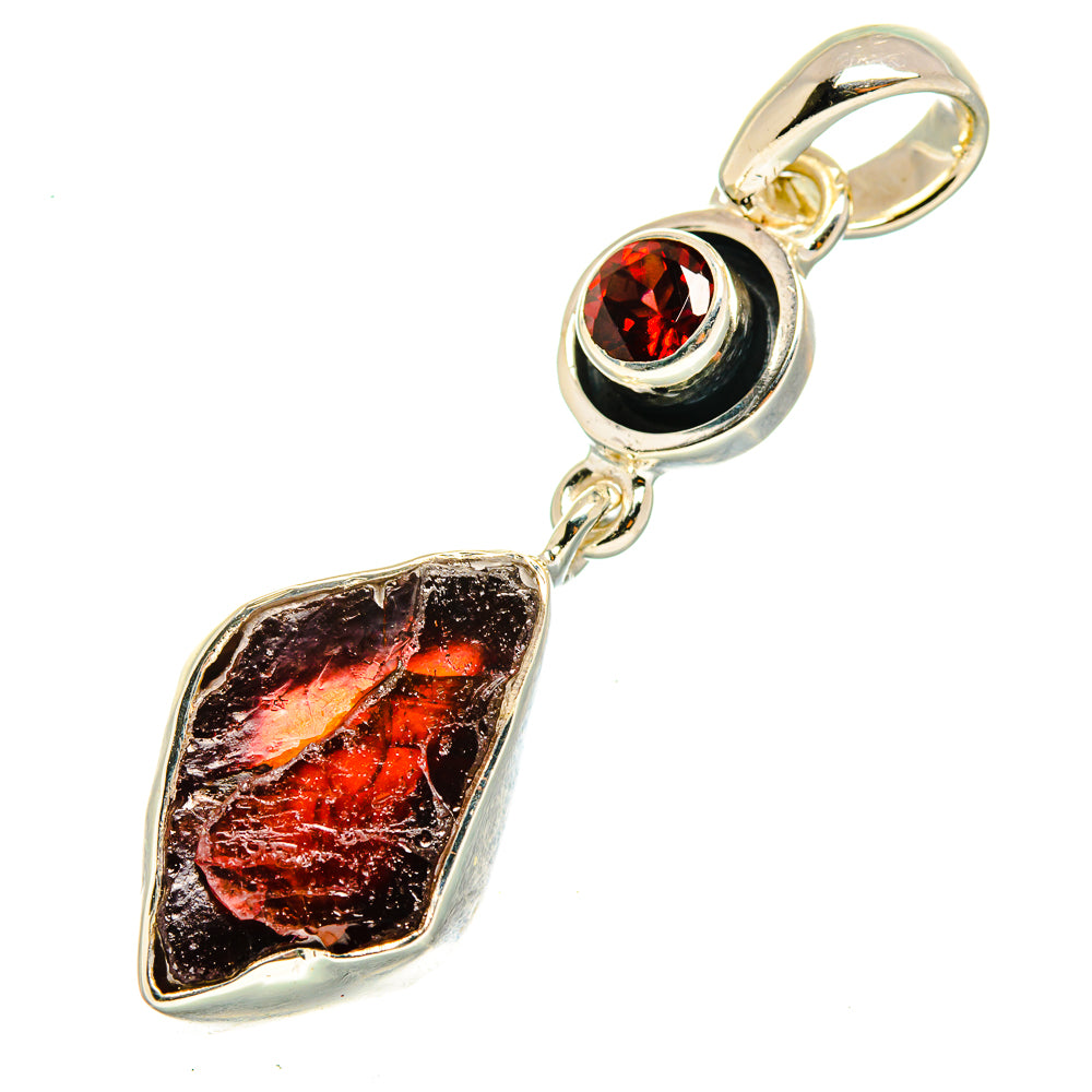 Garnet Pendants handcrafted by Anasilvercos - PD11656