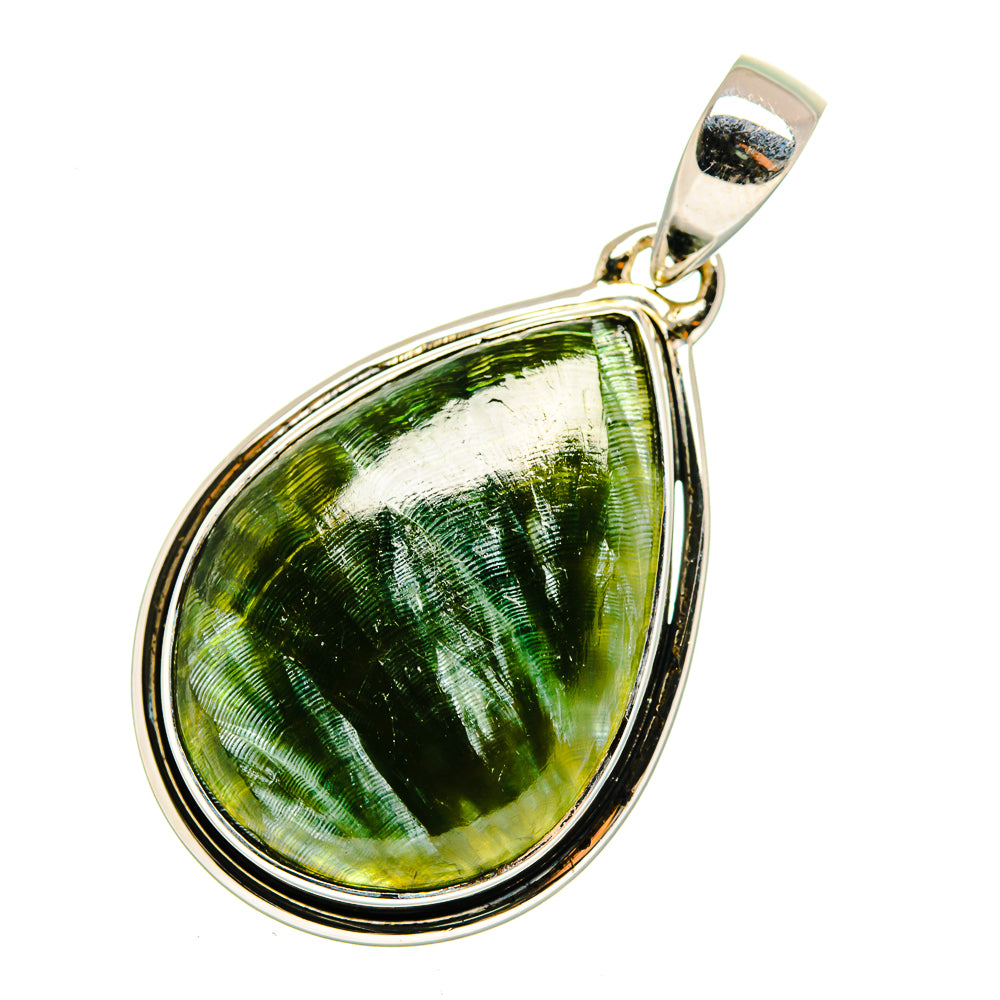 Seraphinite Pendants handcrafted by Anasilvercos - PD11659
