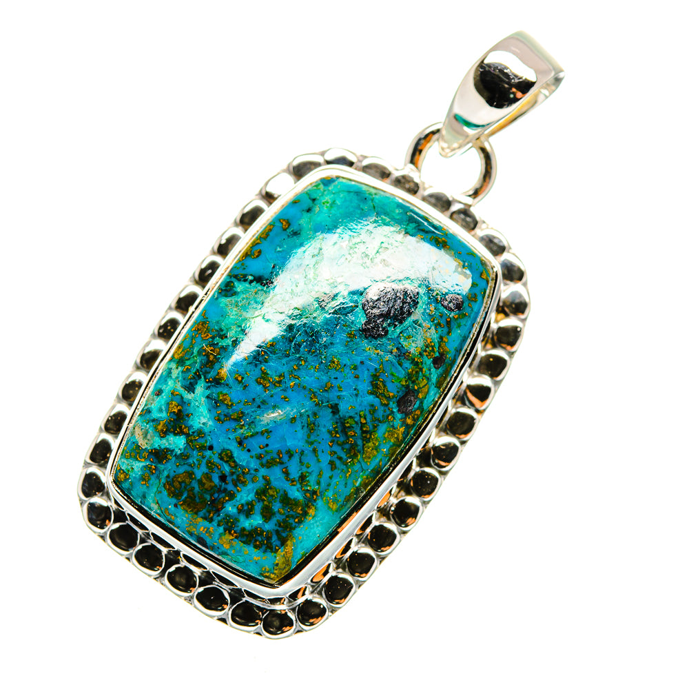 Chrysocolla Pendants handcrafted by Anasilvercos - PD11666