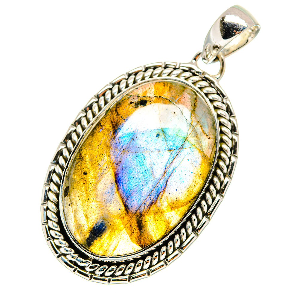 Labradorite Pendants handcrafted by Anasilvercos - PD11669
