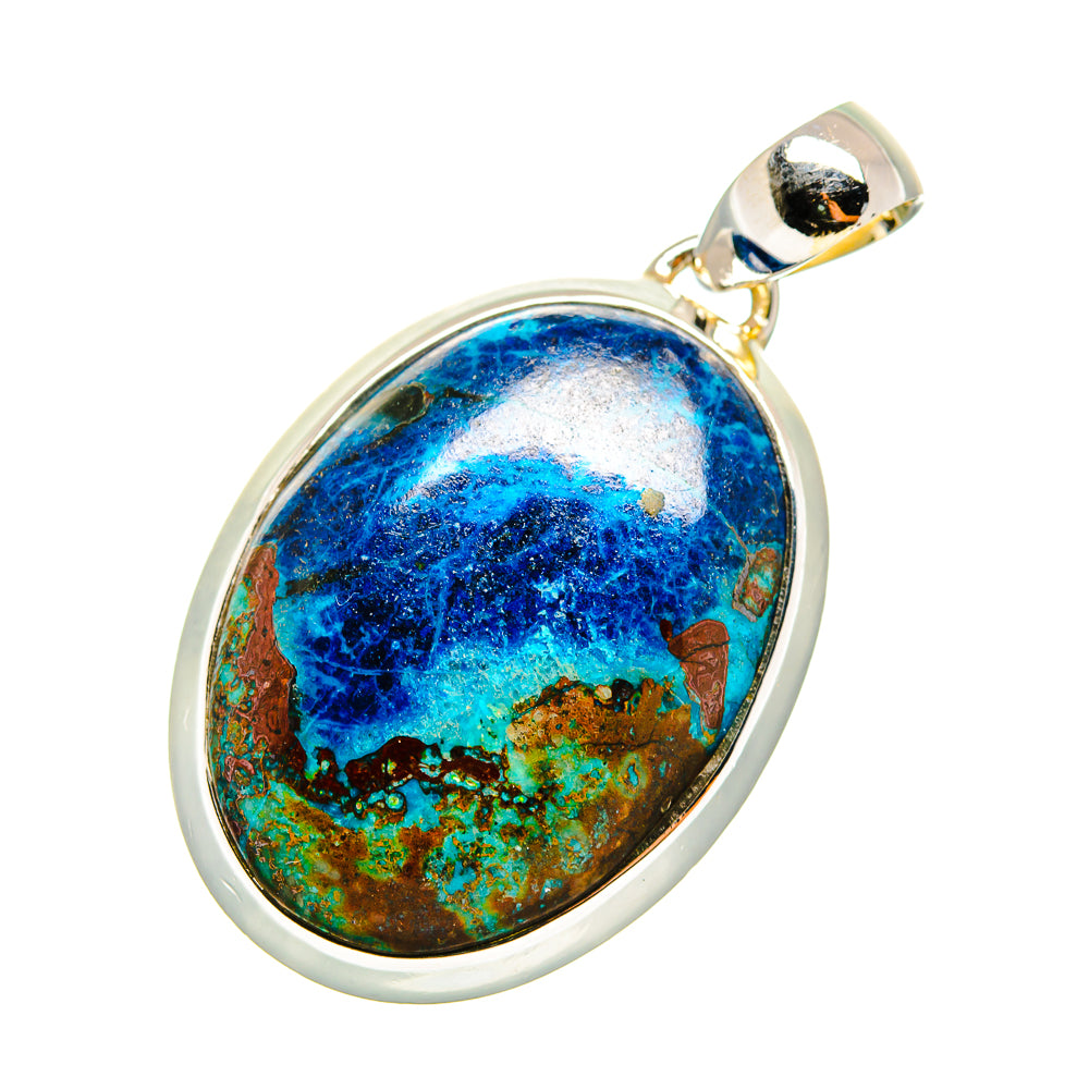 Chrysocolla Pendants handcrafted by Anasilvercos - PD11670
