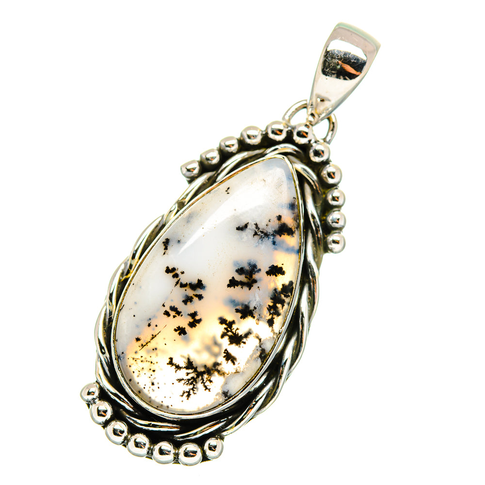 Dendritic Opal Pendants handcrafted by Anasilvercos - PD11684