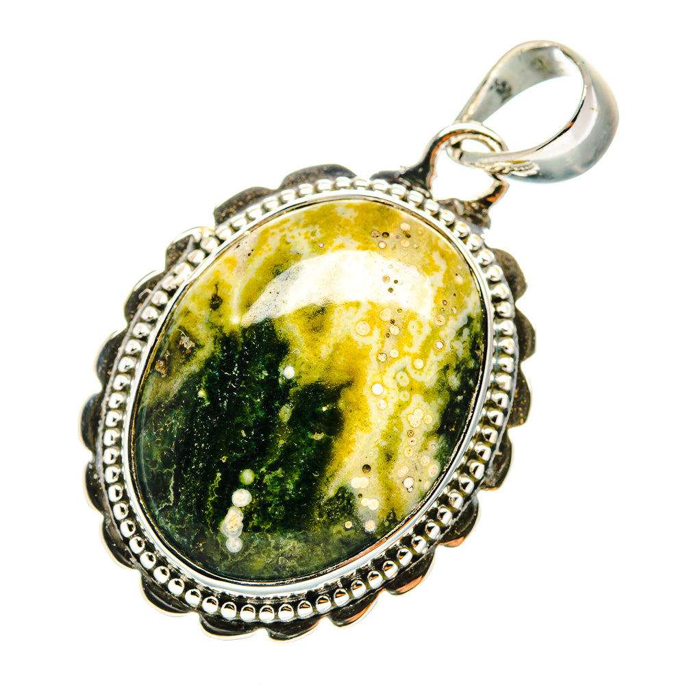 Ocean Jasper Pendants handcrafted by Anasilvercos - PD11686