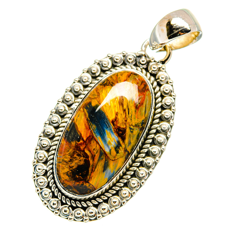 Golden Pietersite Pendants handcrafted by Anasilvercos - PD11693