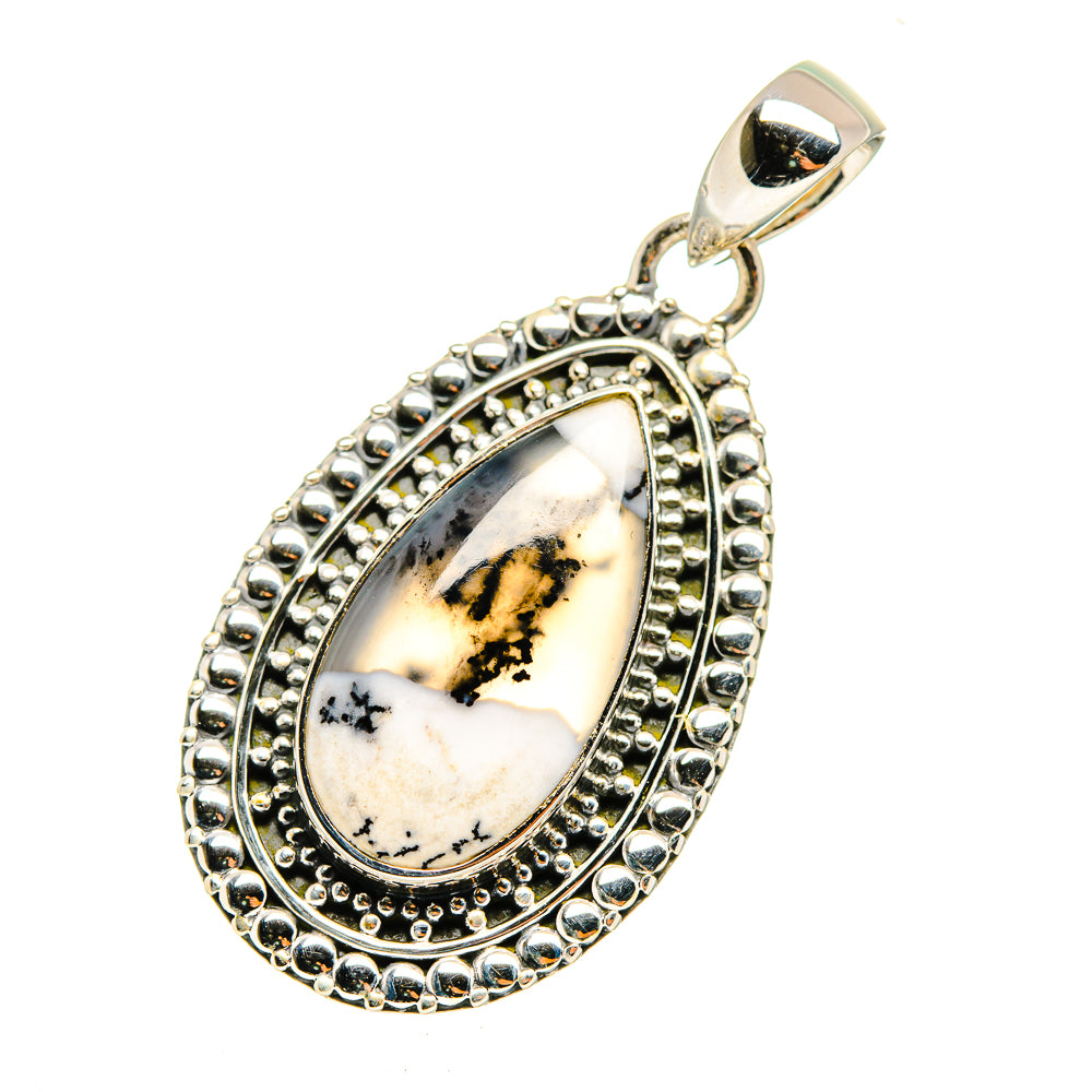 Dendritic Opal Pendants handcrafted by Anasilvercos - PD11705