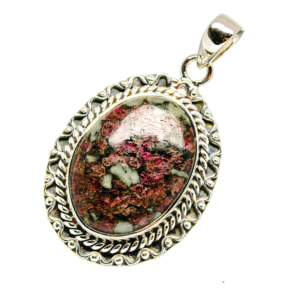 Russian Eudialyte Pendants handcrafted by Anasilvercos - PD11720