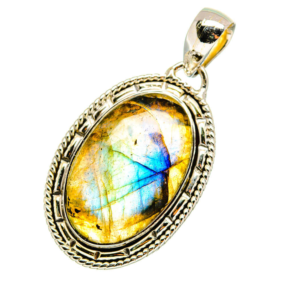 Labradorite Pendants handcrafted by Anasilvercos - PD11727