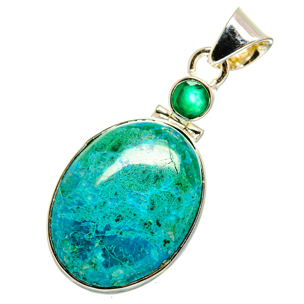 Chrysocolla Pendants handcrafted by Anasilvercos - PD11728