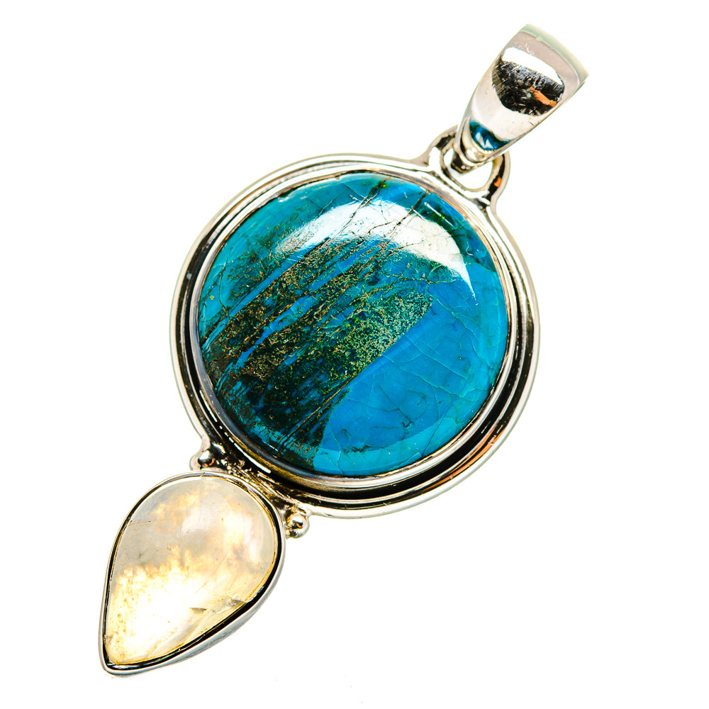 Chrysocolla Pendants handcrafted by Anasilvercos - PD11739
