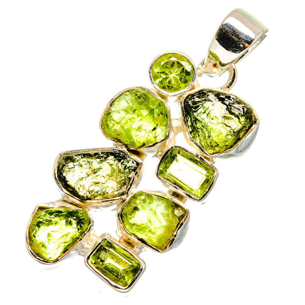 Peridot Pendants handcrafted by Anasilvercos - PD11740