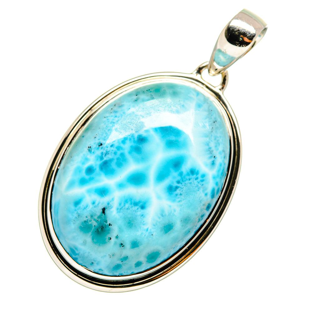 Larimar Pendants handcrafted by Anasilvercos - PD11743