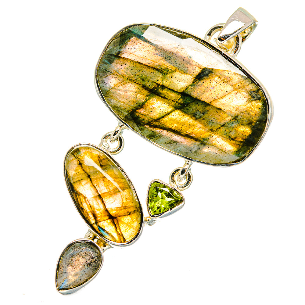 Labradorite Pendants handcrafted by Anasilvercos - PD11756