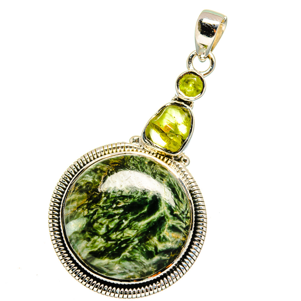 Seraphinite Pendants handcrafted by Anasilvercos - PD11785
