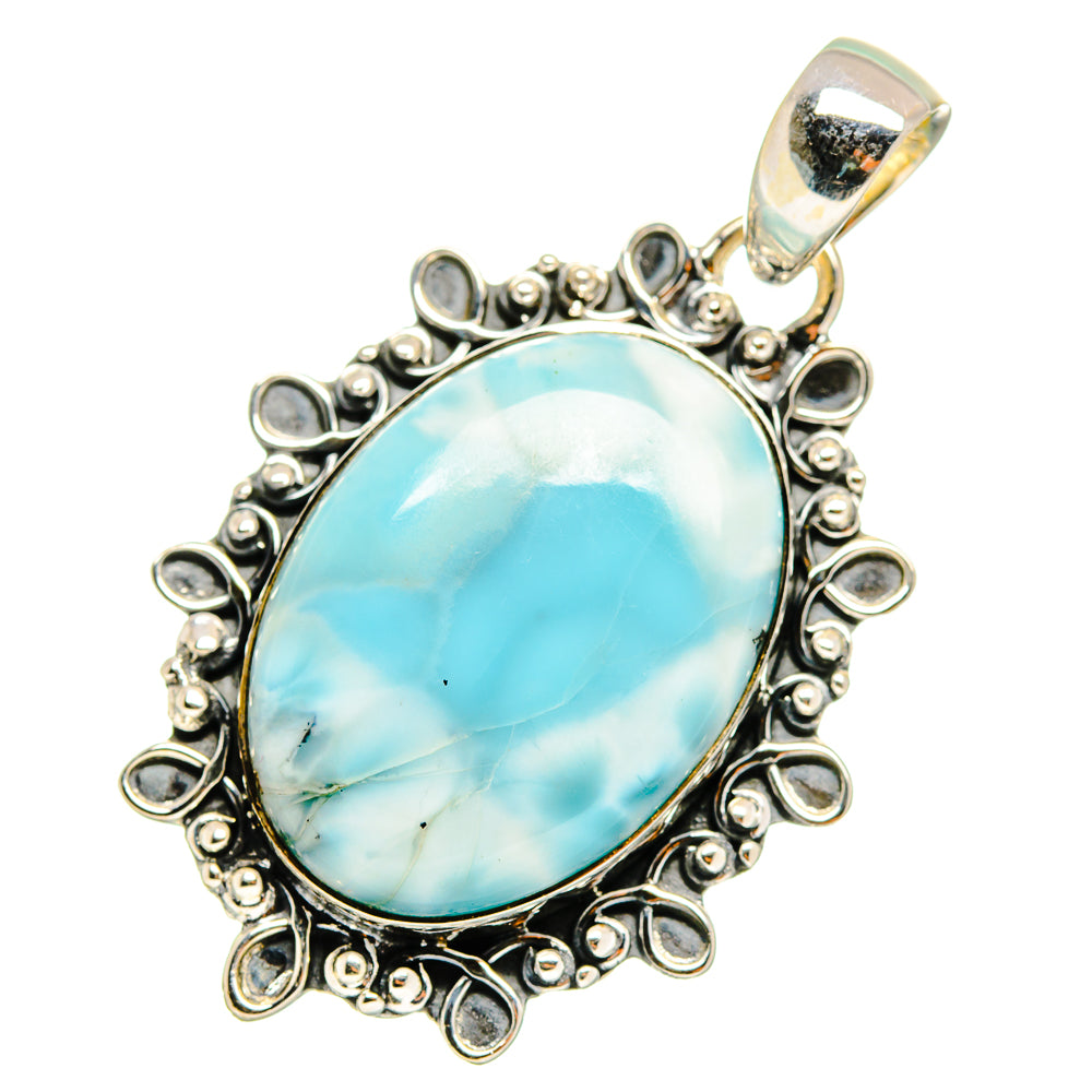 Larimar Pendants handcrafted by Anasilvercos - PD11791