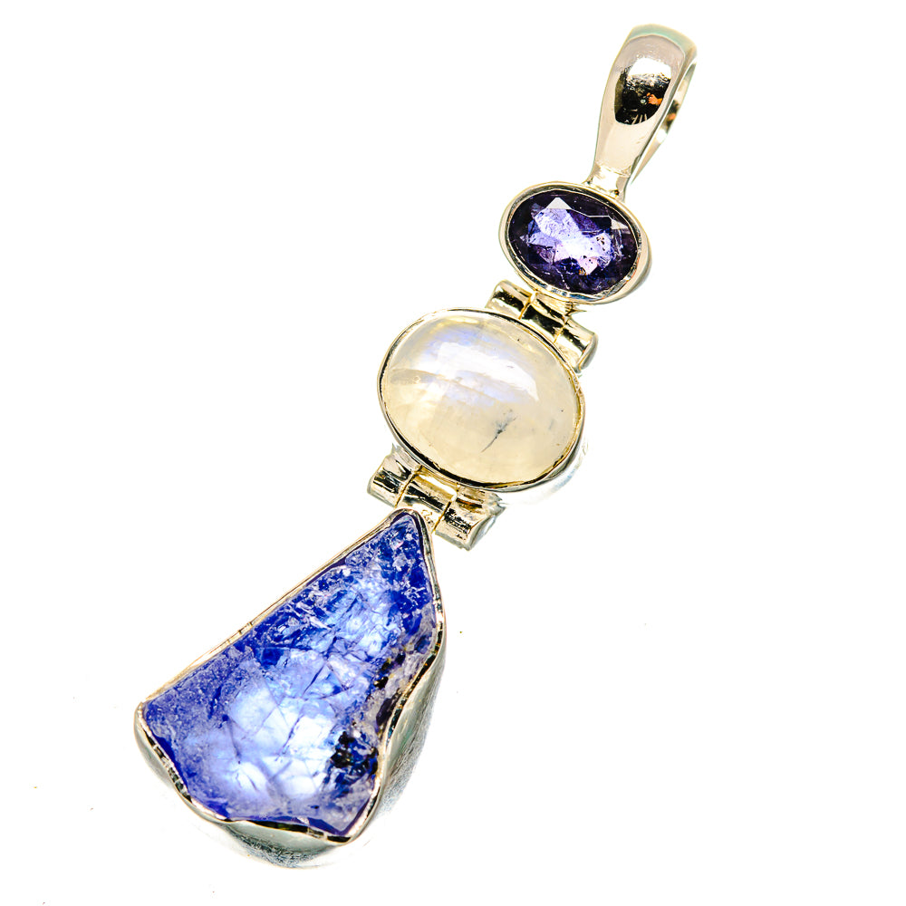 Tanzanite Pendants handcrafted by Anasilvercos - PD11793