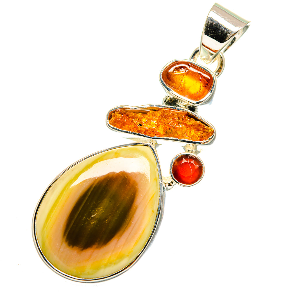 Willow Creek Jasper Pendants handcrafted by Anasilvercos - PD11794