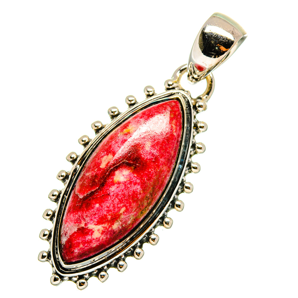 Thulite Pendants handcrafted by Anasilvercos - PD11797