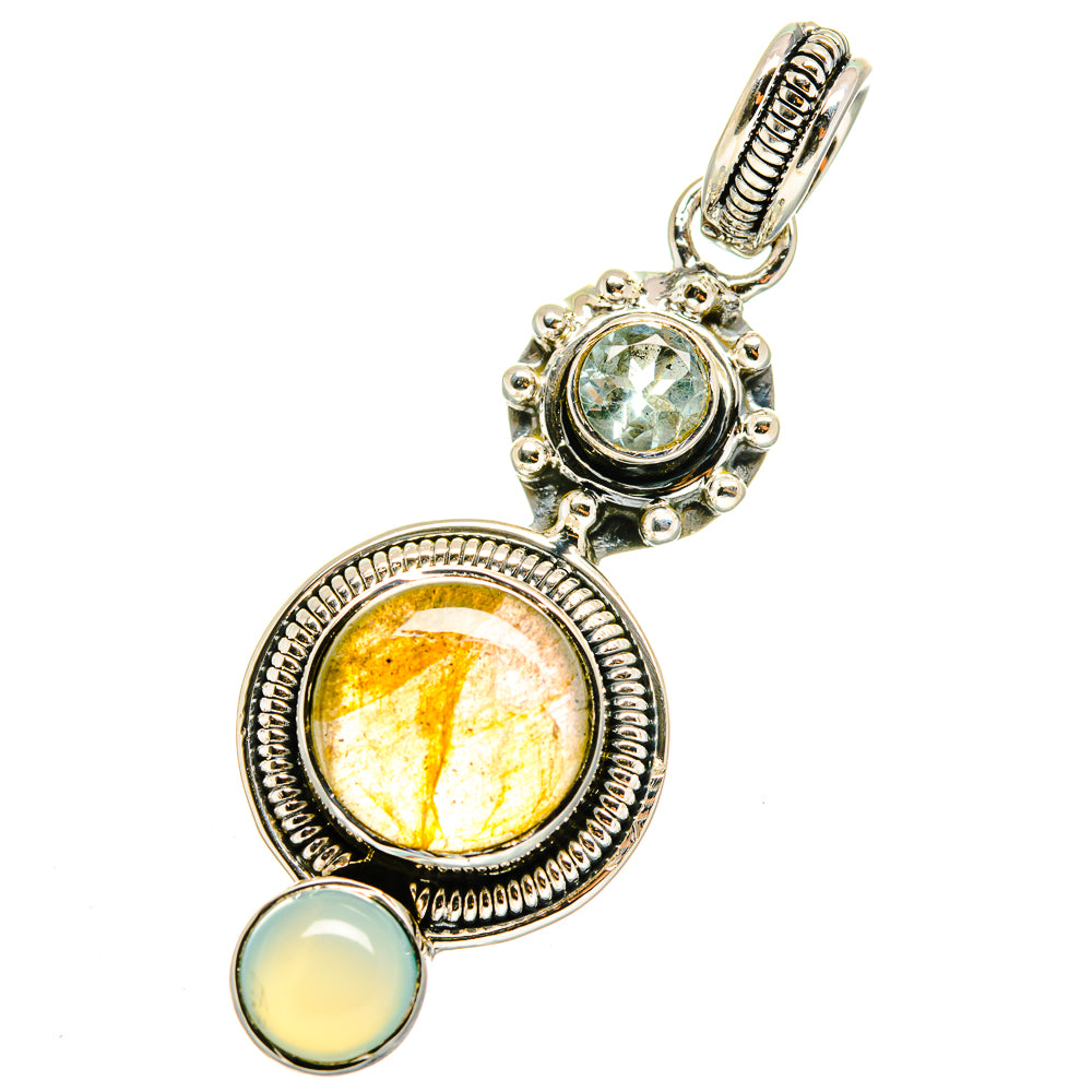 Labradorite Pendants handcrafted by Anasilvercos - PD11807