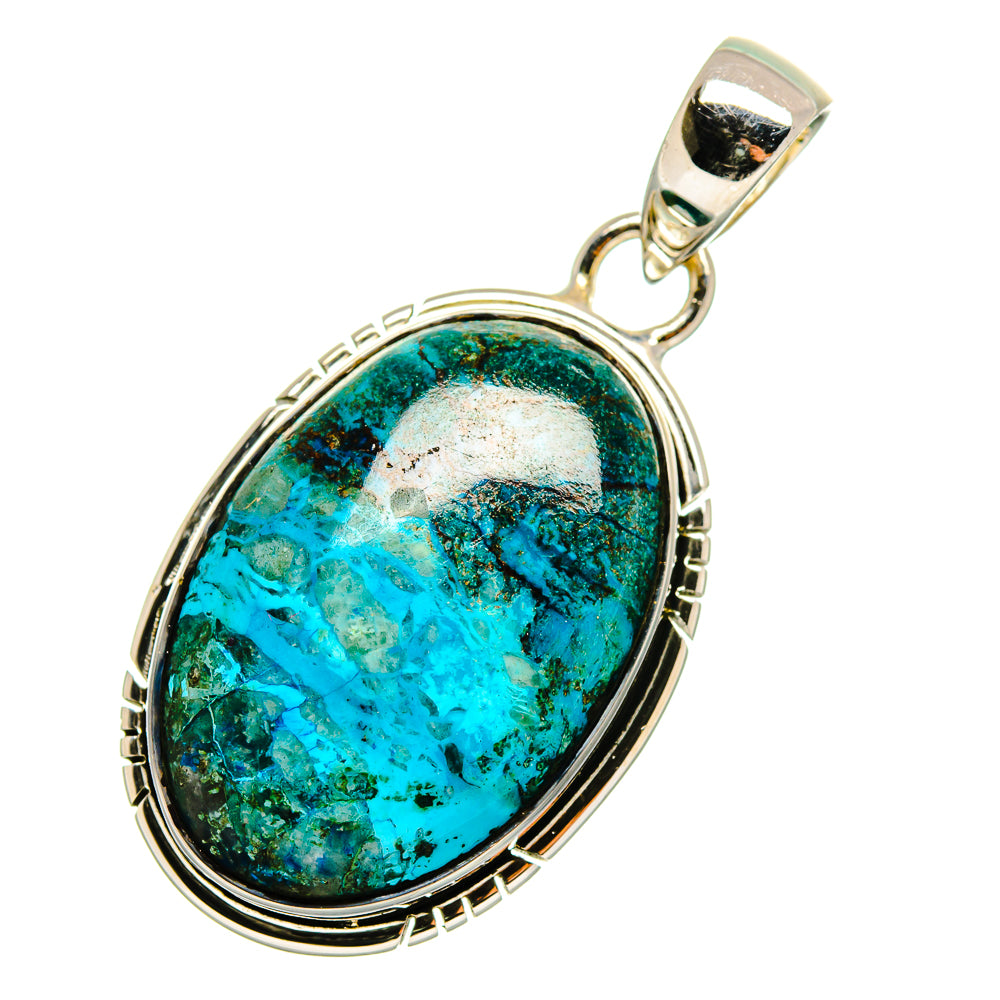 Chrysocolla Pendants handcrafted by Anasilvercos - PD11820