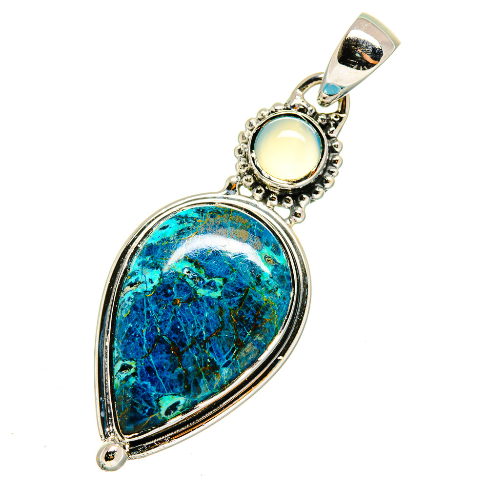 Chrysocolla Pendants handcrafted by Anasilvercos - PD11829