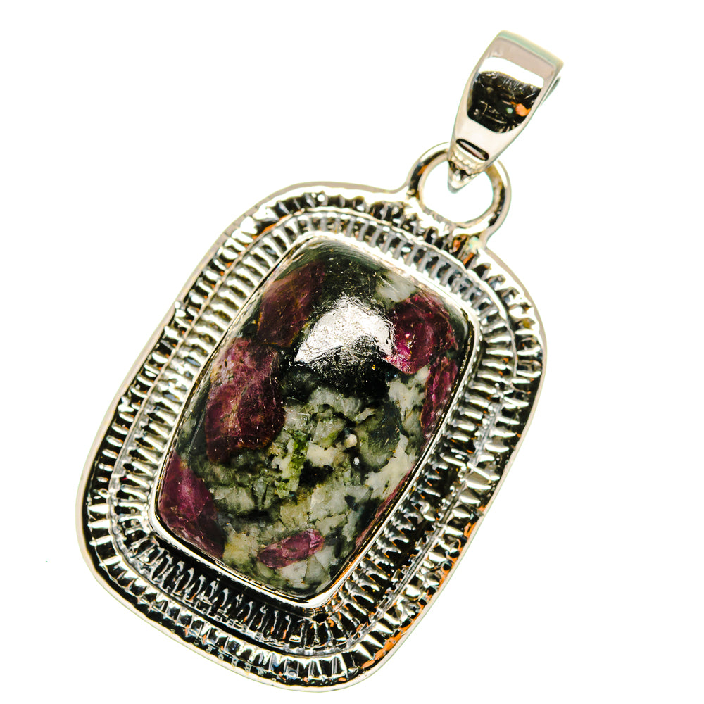 Russian Eudialyte Pendants handcrafted by Anasilvercos - PD11831