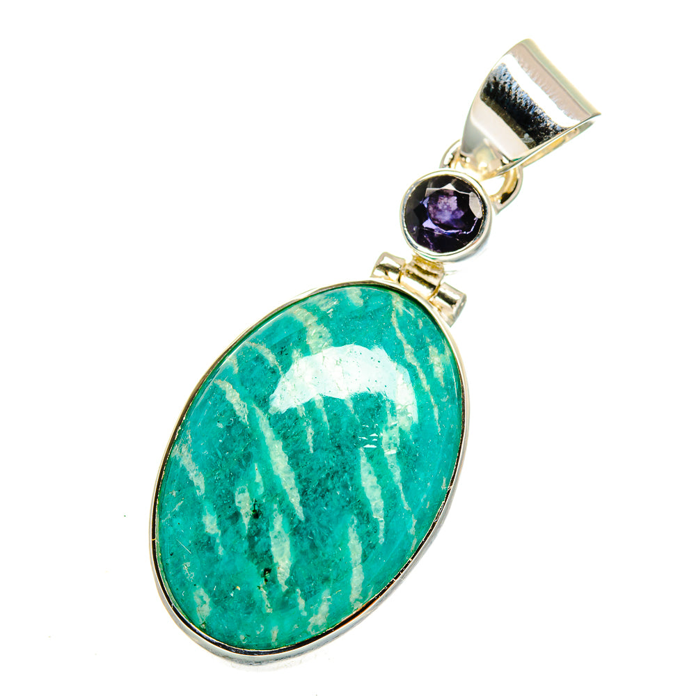 Amazonite Pendants handcrafted by Anasilvercos - PD11839