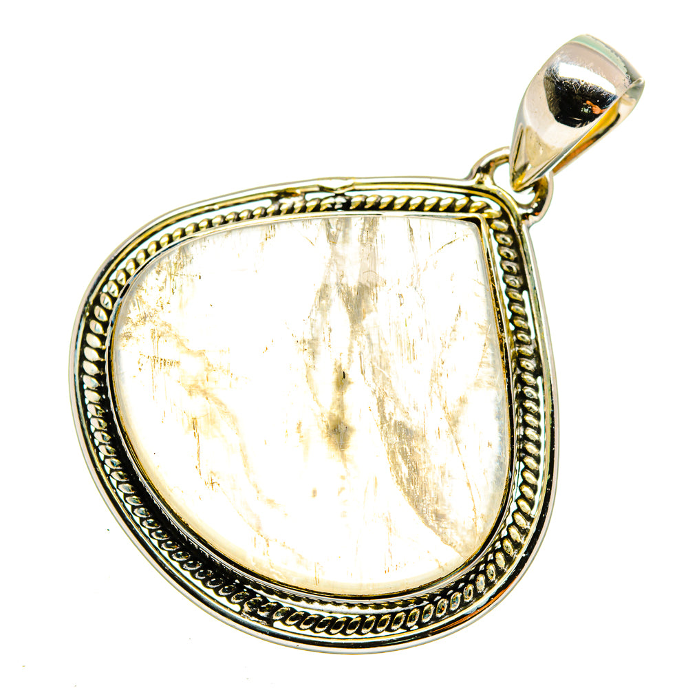 Rainbow Moonstone Pendants handcrafted by Anasilvercos - PD11842