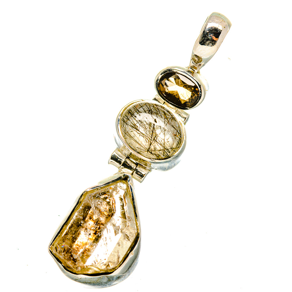 Herkimer Diamond Pendants handcrafted by Anasilvercos - PD11850