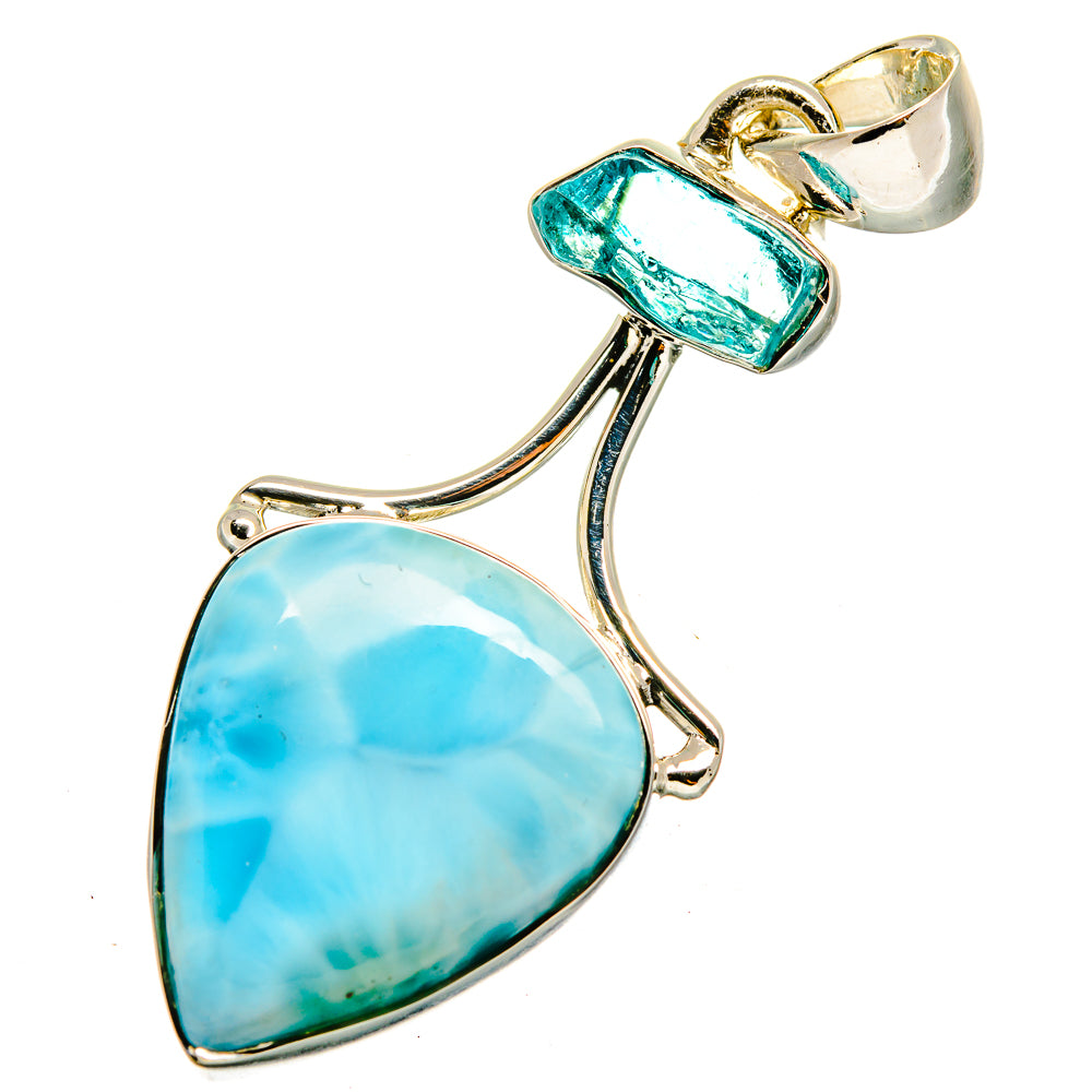 Larimar Pendants handcrafted by Anasilvercos - PD11865