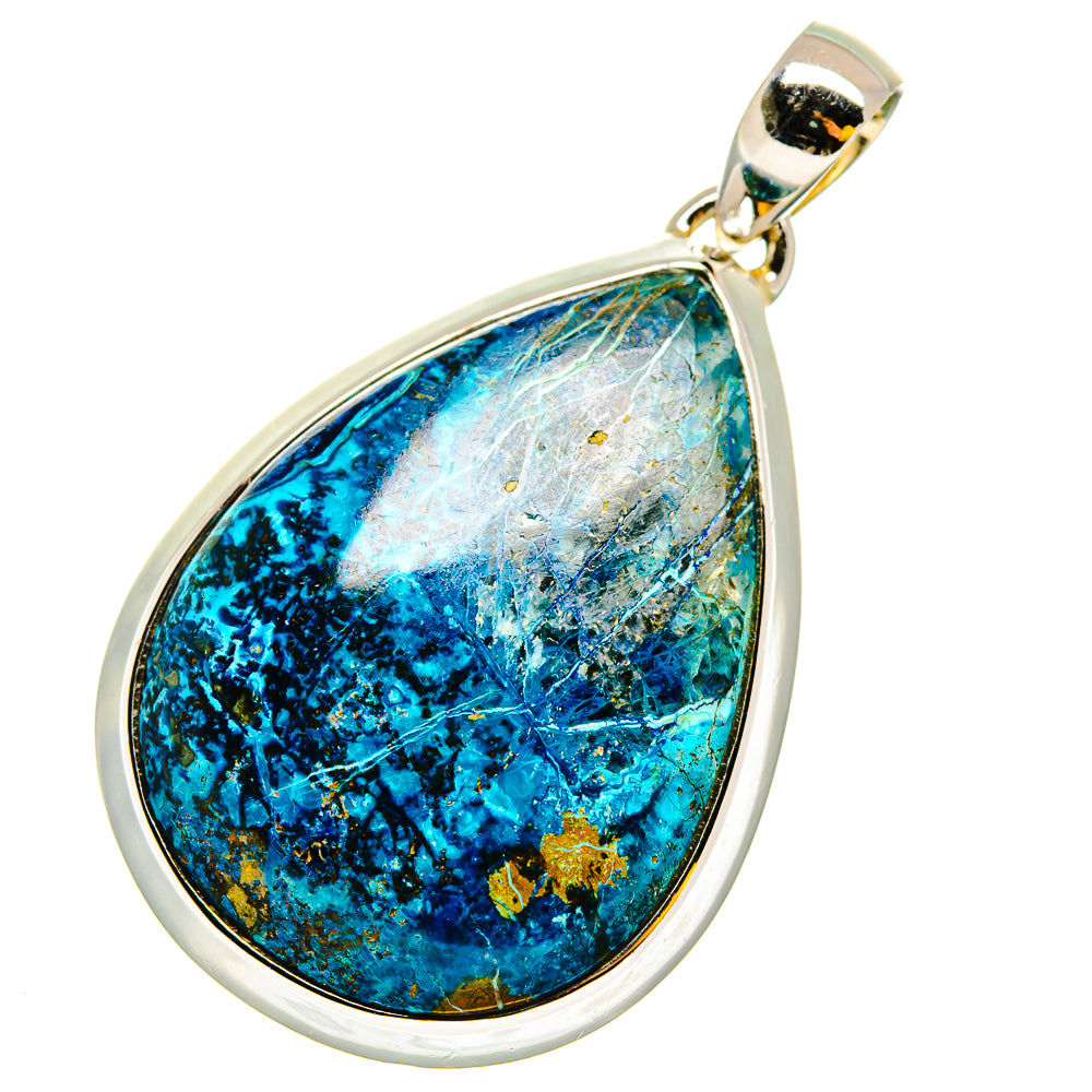 Chrysocolla Pendants handcrafted by Anasilvercos - PD11892