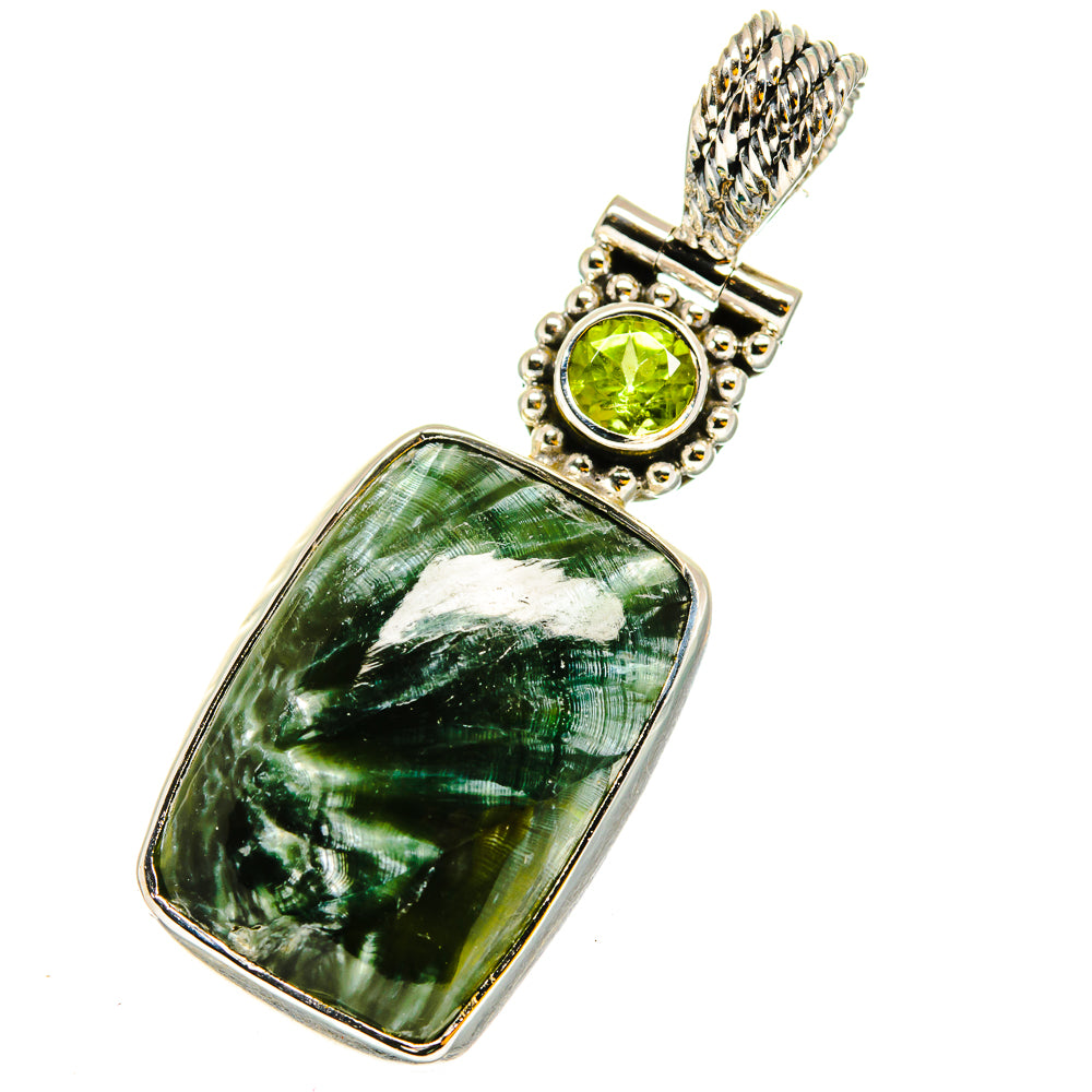 Seraphinite Pendants handcrafted by Anasilvercos - PD11894