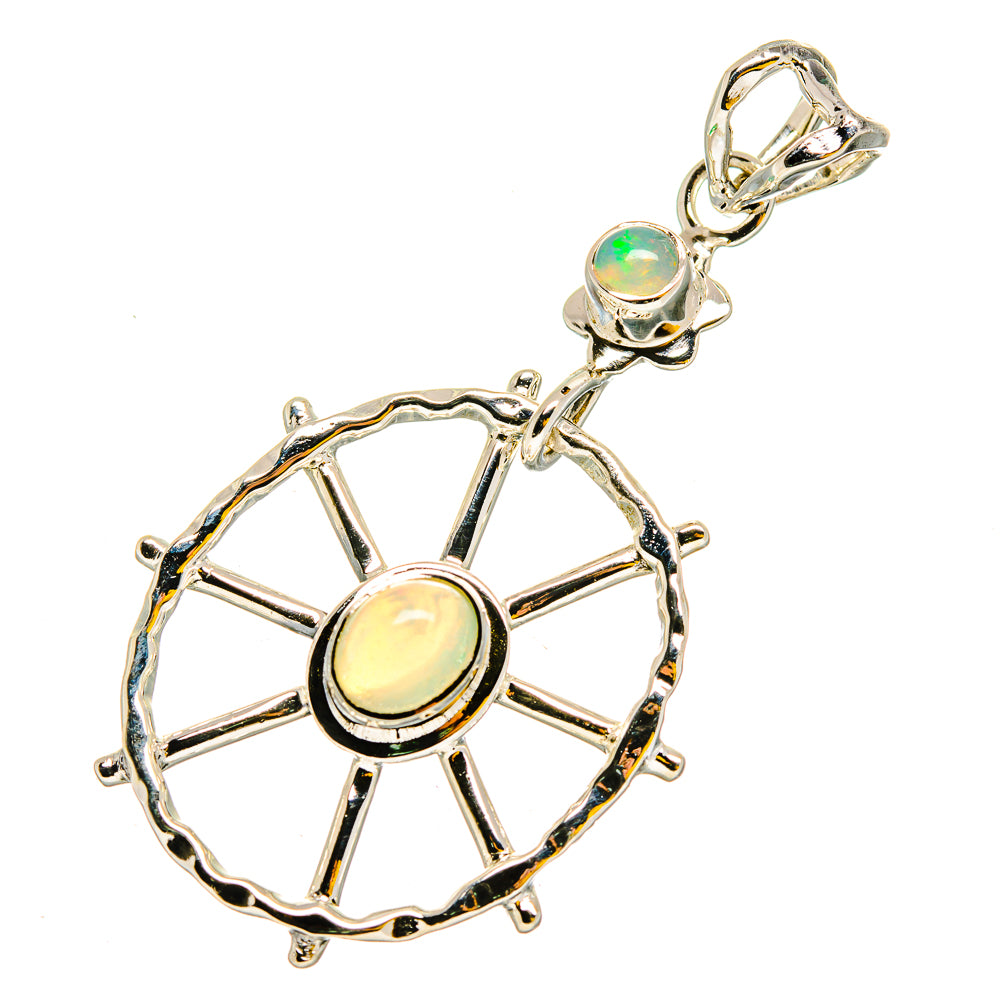 Ethiopian Opal Pendants handcrafted by Anasilvercos - PD11905