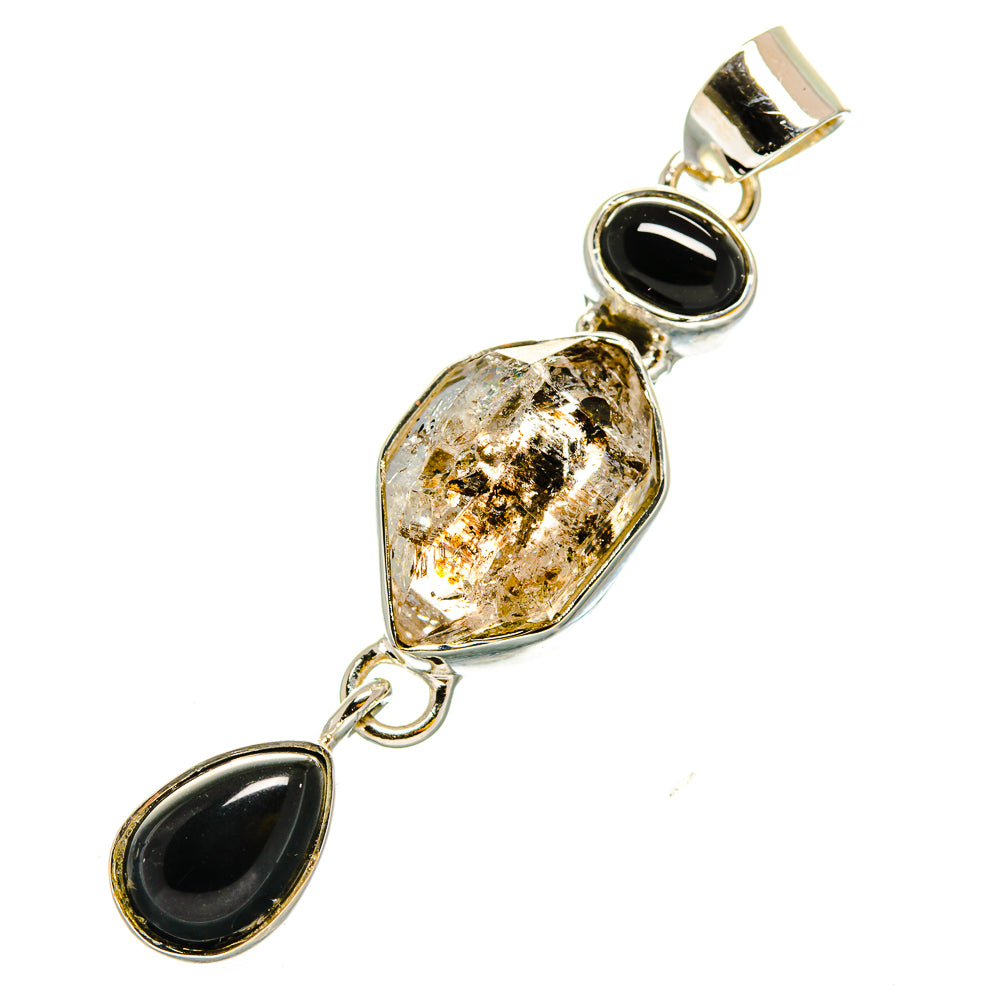 Herkimer Diamond Pendants handcrafted by Anasilvercos - PD11909