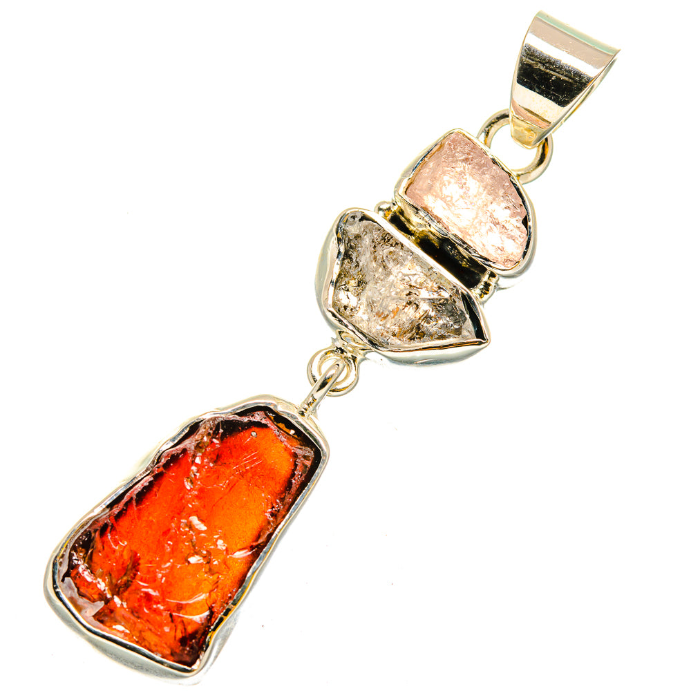 Garnet Pendants handcrafted by Anasilvercos - PD11918